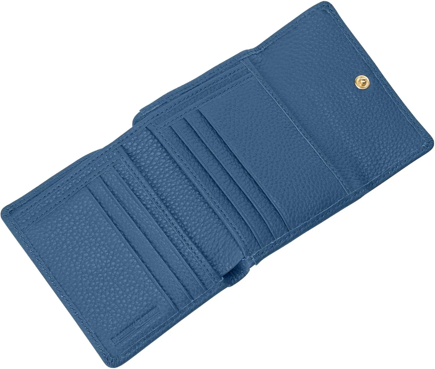 Dooney & Bourke Wallet, Pebble Grain Small Flap Credit Card Wallet - Blue