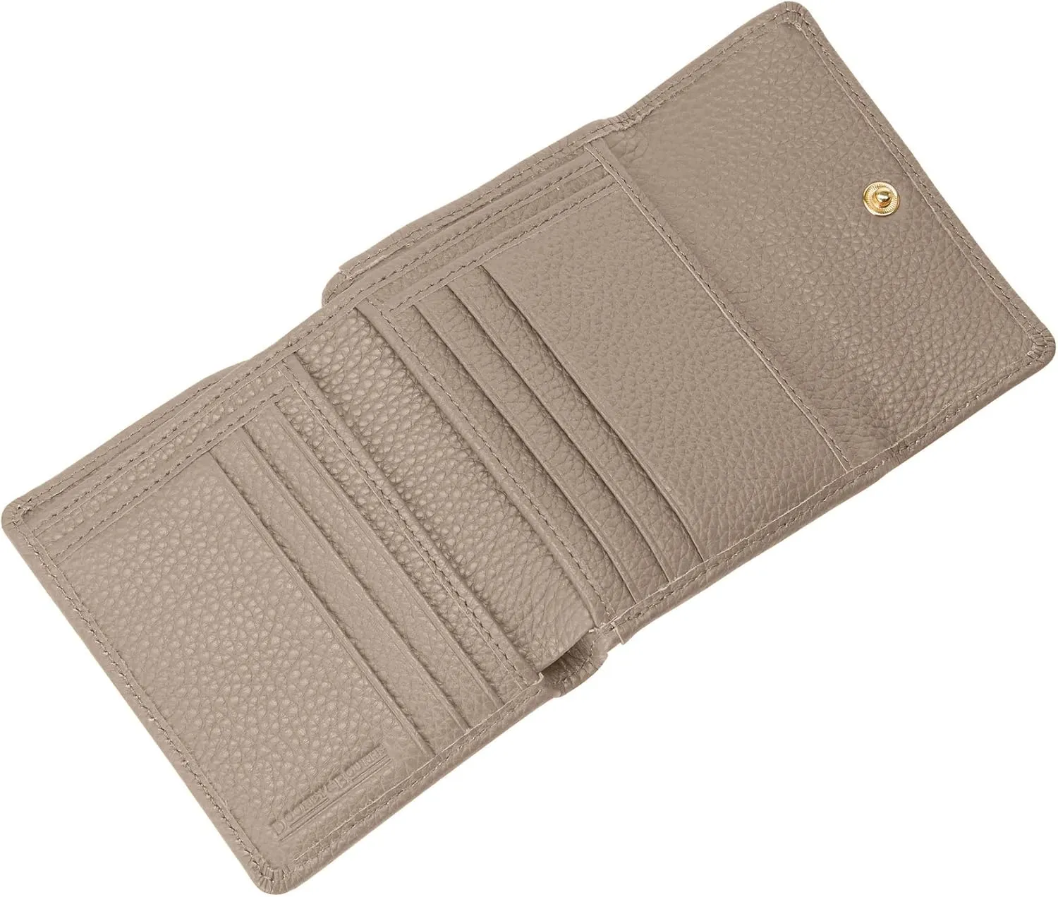Dooney & Bourke Wallet, Pebble Grain Small Flap Credit Card Wallet - Brown