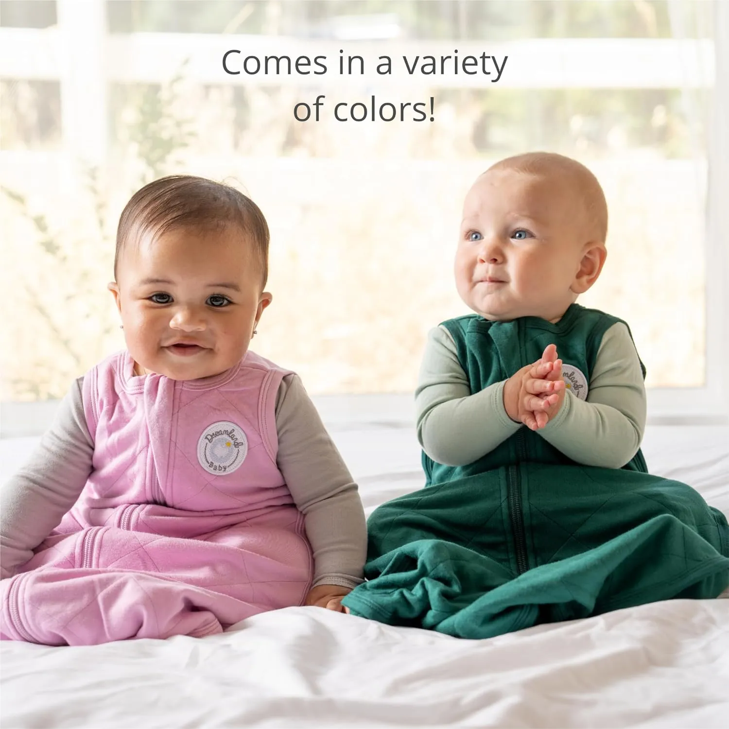 Dreamland Baby Bamboo Viscose Sleep Sack (24-36 Months). 1.0 TOG Ultra Soft Blanket w/ 2-Way Zipper. 97% Viscose, 3% Spandex (Forest)