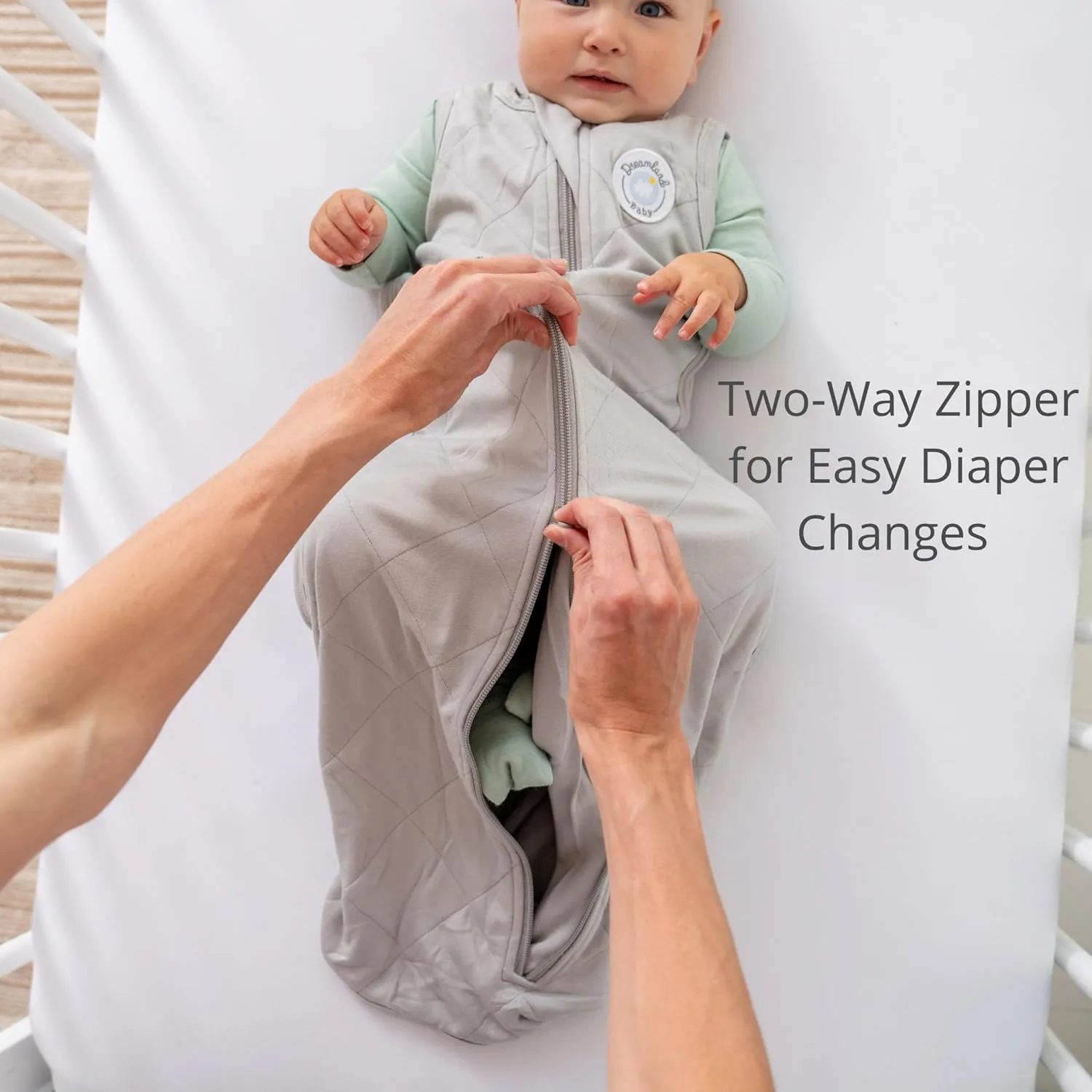 Dreamland Baby Bamboo Viscose Sleep Sack (24-36 Months). 1.0 TOG Ultra Soft Blanket w/ 2-Way Zipper. 97% Viscose, 3% Spandex (Forest)