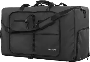 Duffle Bag Foldie Travel Bag Expandable Duffle Bag for Travel Duffle Bag for Men Travel Duffel Bags Mens Travel Bag Canvas Foldable Heavy Duty Large Sports Camping Extra Large Foldable Luggage Bag 100