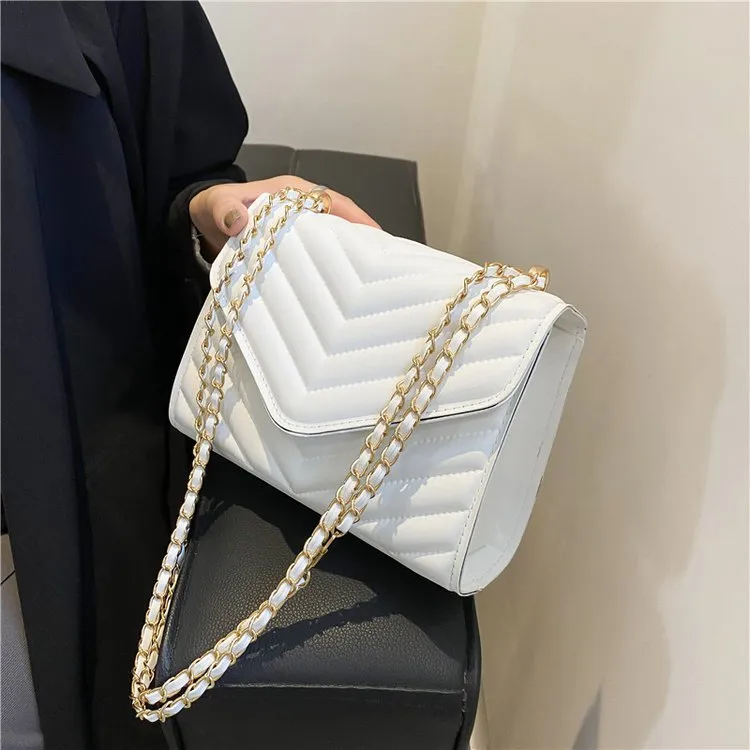 Durable Women's Stylish Texture Commuter Female Crossbody Bags