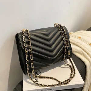 Durable Women's Stylish Texture Commuter Female Crossbody Bags