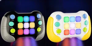 Electric Fidget Push It Light Up Kids Games|Bop Outdoor Toys for Ages 8-13 Year Old Girls and Boys Birthday Gifts|Handheld Sensory Toys for Kids with Autism