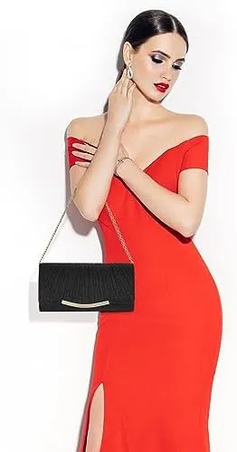 Elegant Sequin and Satin Crossbody Handbag Clutch-Free Shipping