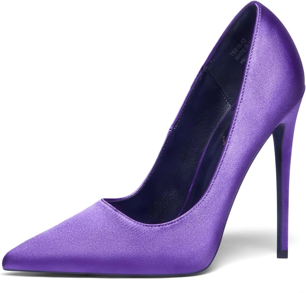 Elisabet Tang High Heels Womens Pointed Toe Heels Satin Pumps Stiletto Bridal Party Dress Evening Wedding Shoes for Woman