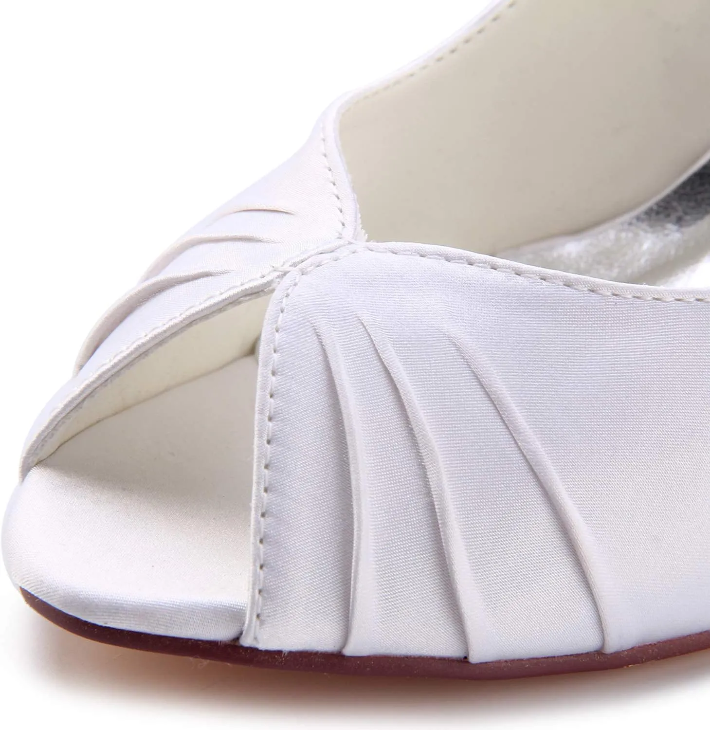 Emily Bridal Brautschuhe Mutter der Braut Schuhe Peep Toe Bow Wedge Schuhe