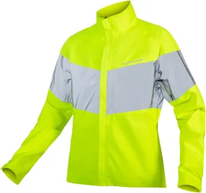 Endura Mens Urban Luminite Hi-Viz Commuter Cycling Waterproof Jacket