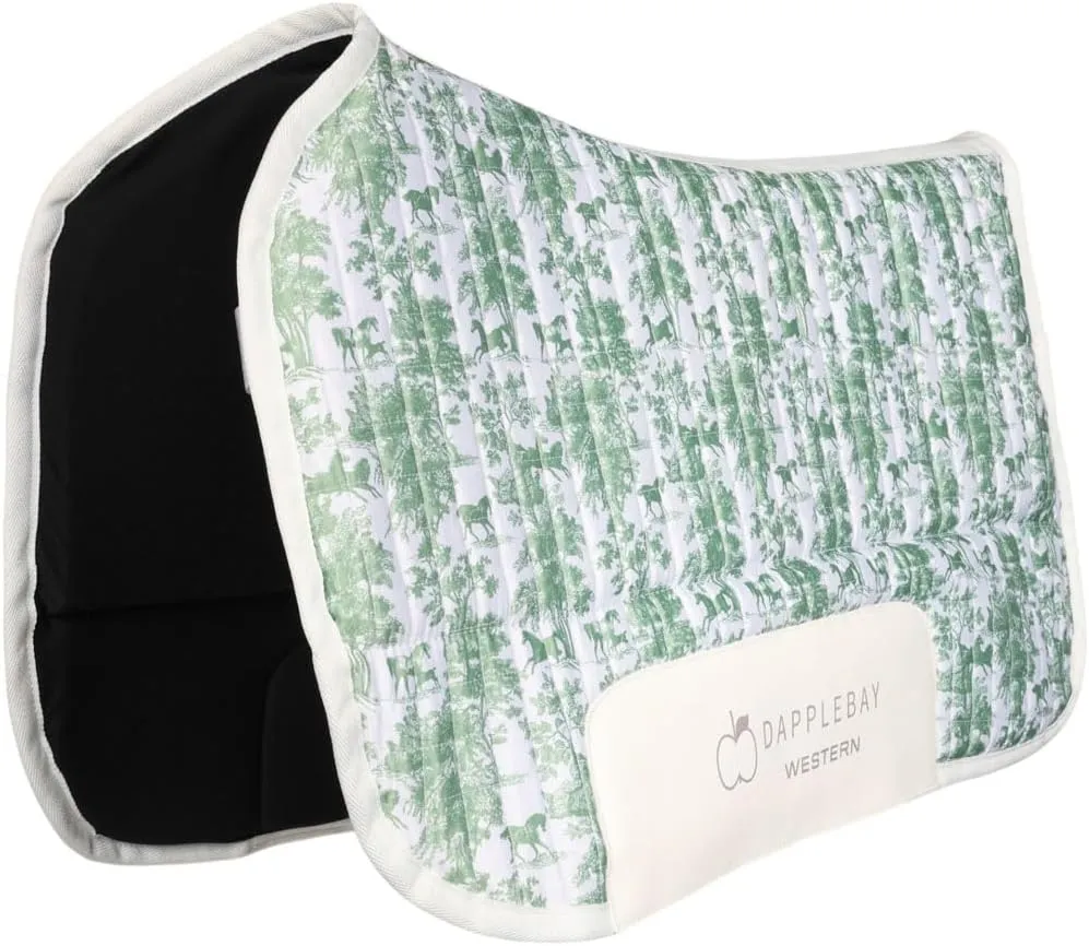 Equestrian Toile Western Saddle Pad
