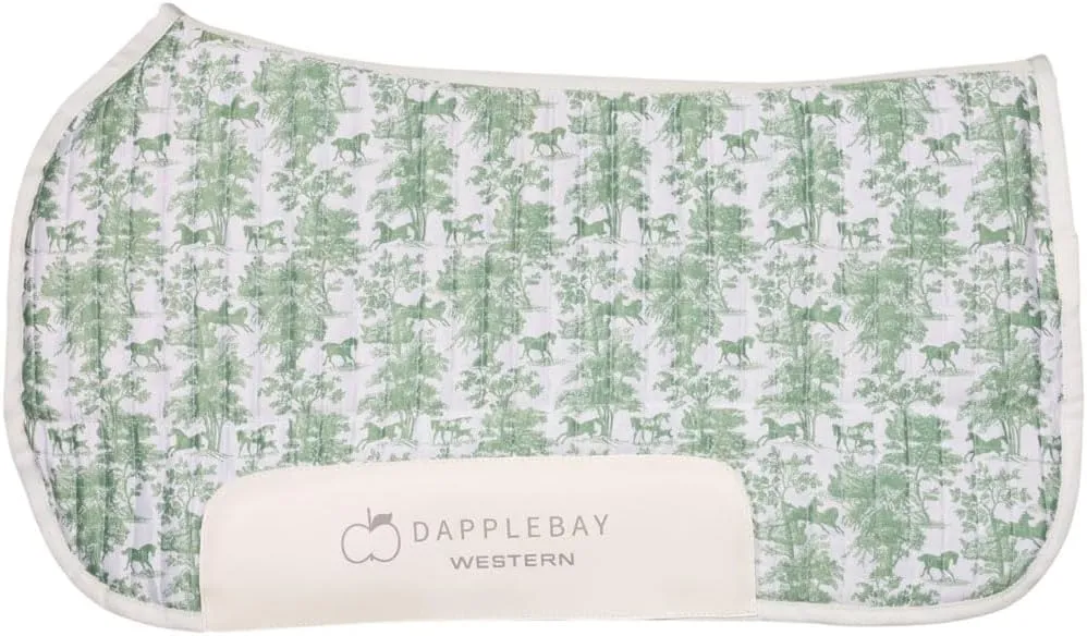 Equestrian Toile Western Saddle Pad