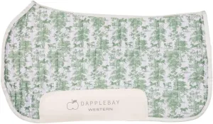 Equestrian Toile Western Saddle Pad