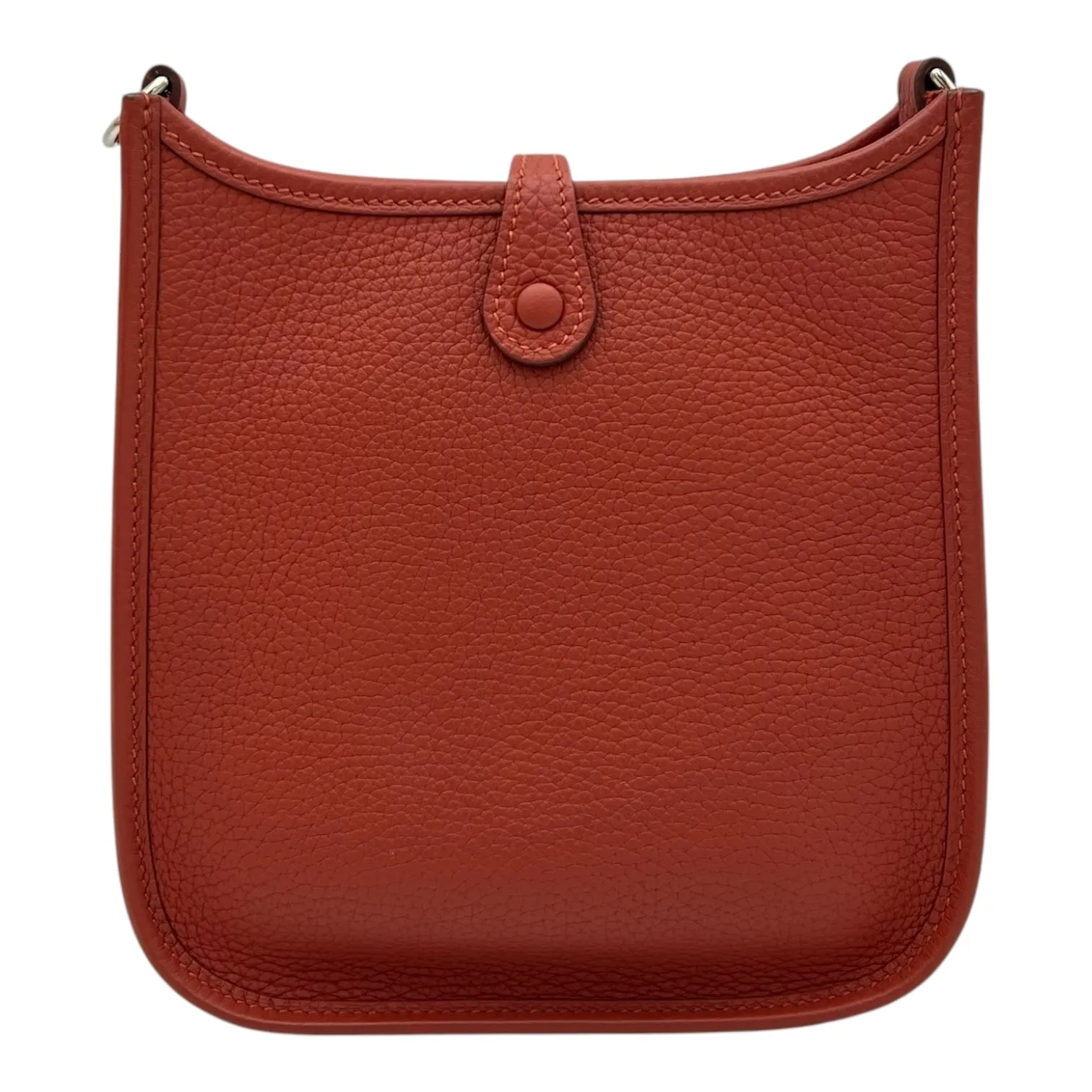 Evelyne TPM Red Crossbody Bag in Clemence, Palladium hardware
