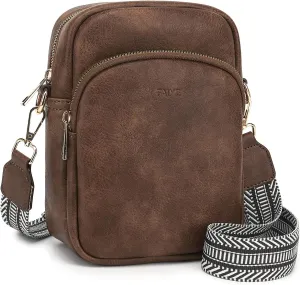 FAIME Small Clear Bag Stadium Approved, Clear Crossbody Cell Phone Purses Bag with Adjustable Strap for Concerts