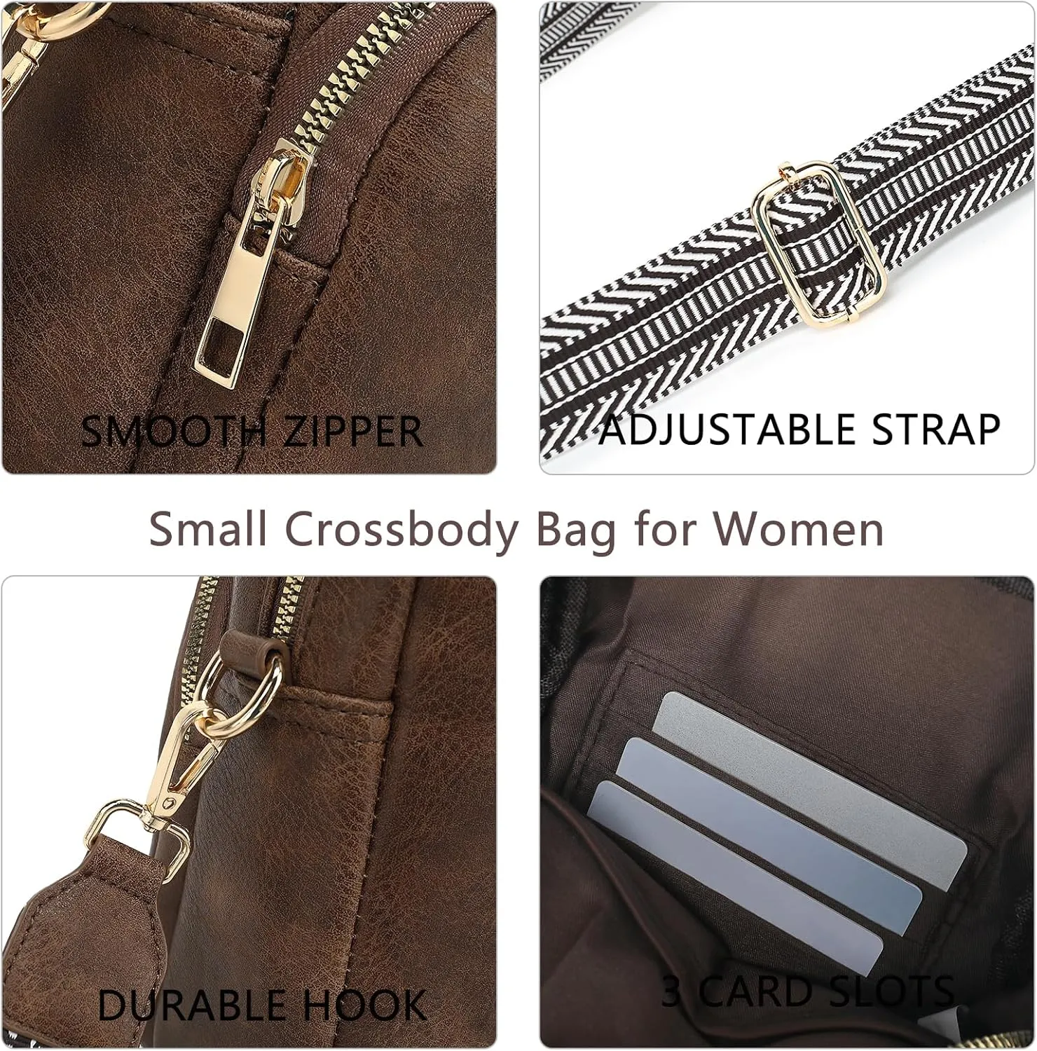 FAIME Small Clear Bag Stadium Approved, Clear Crossbody Cell Phone Purses Bag with Adjustable Strap for Concerts