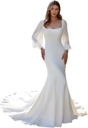 Fair Lady Wedding Dresses for Bride 2025 V Neck Beaded Straps Lace Appliques Bridal Gown for Women