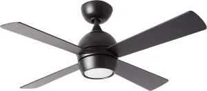 Fanimation 44 inch Indoor Ceiling Fan with LED Light Kit - Black