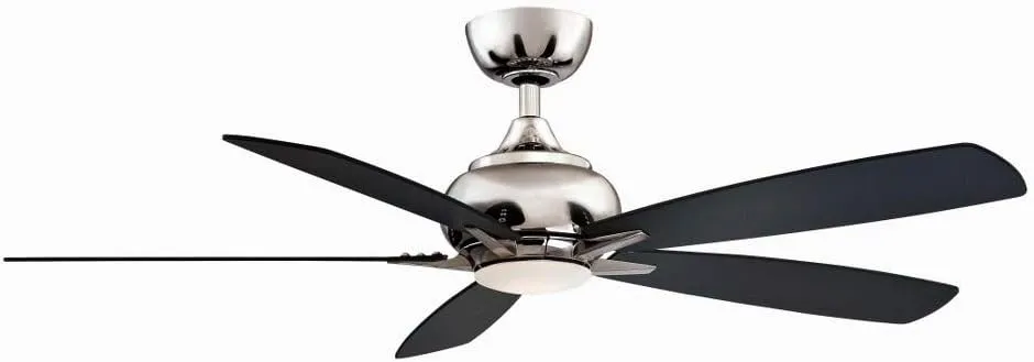 Fanimation FP8533PN Doren Ceiling Fan with Light kit, 13.65x52.00x52.00, Polished Nickel