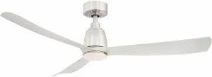 Fanimation FPD8534BN Kute 52 Ceiling Fan, Brushed Nickel, 13.78x52.00x52.00