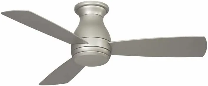 Fanimation Hugh Indoor/Outdoor Ceiling Fan with Blades and LED Light Kit 44 inch - Black