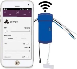 Fanimation WFR8547 FanSync Smart WiFi Receiver, Blue