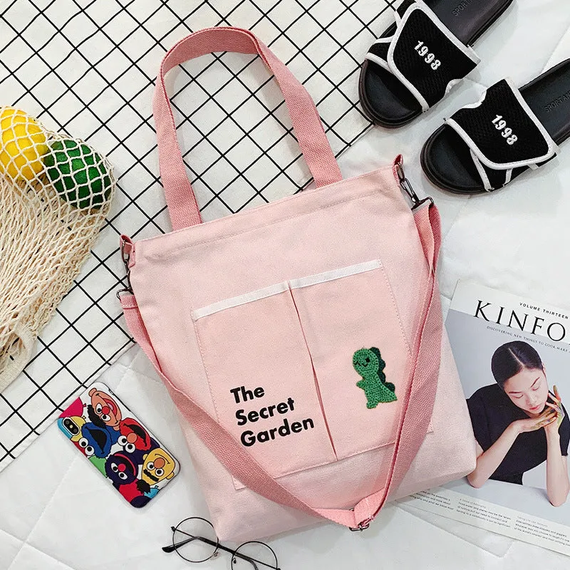 Fashion Canvas Female Style Artistic Class Shoulder Bags