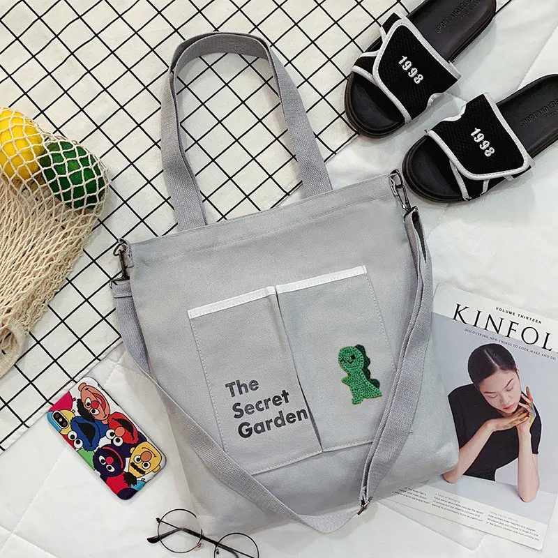 Fashion Canvas Female Style Artistic Class Shoulder Bags