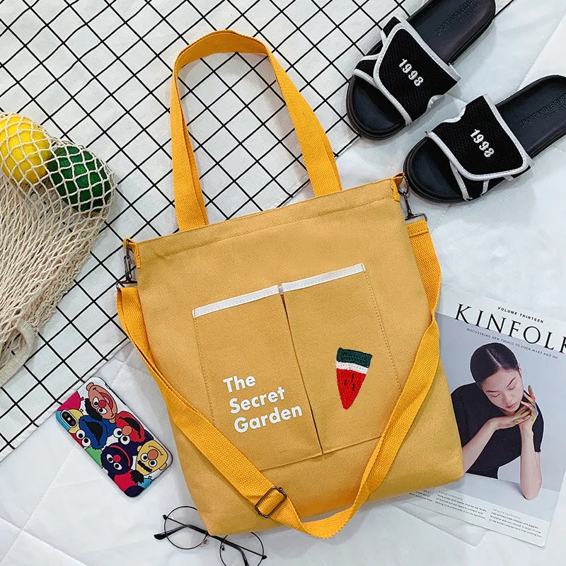 Fashion Canvas Female Style Artistic Class Shoulder Bags