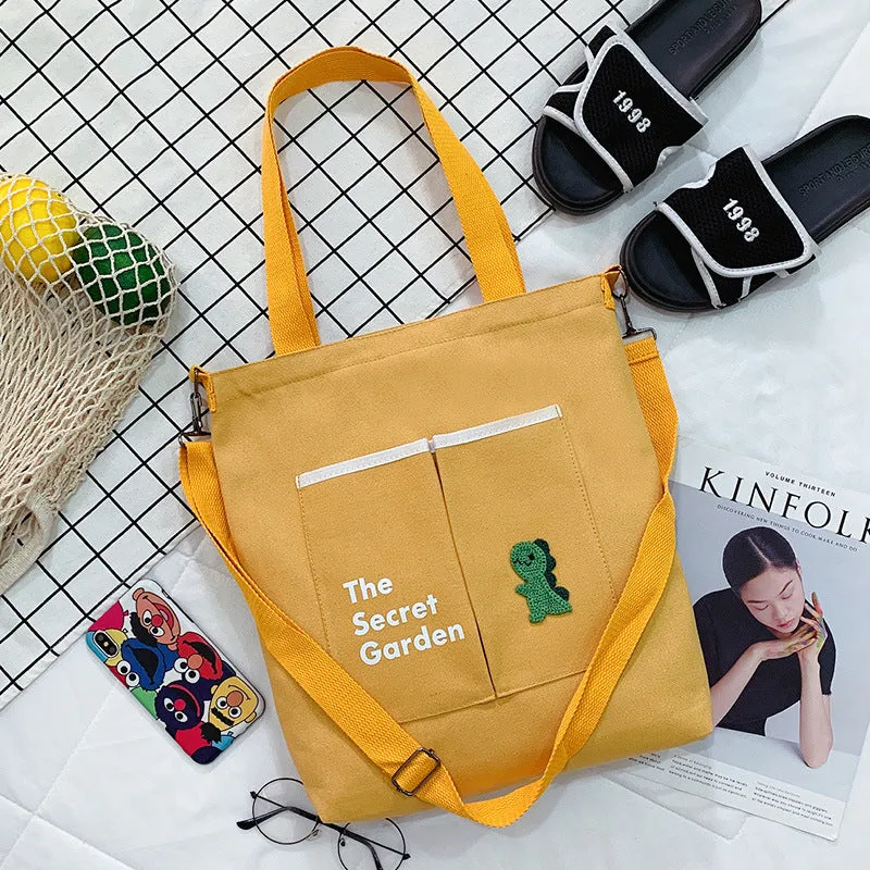 Fashion Canvas Female Style Artistic Class Shoulder Bags