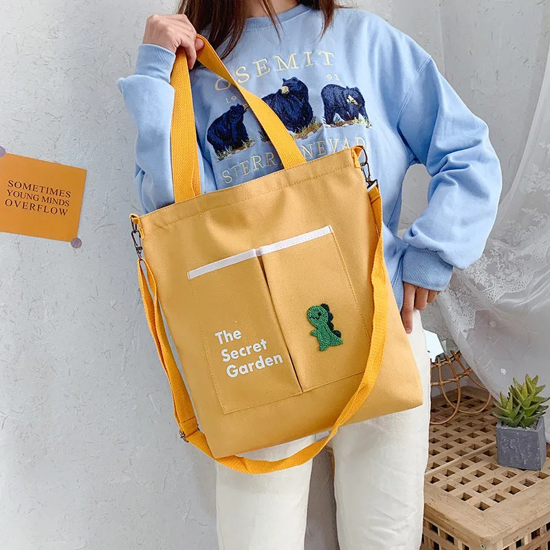 Fashion Canvas Female Style Artistic Class Shoulder Bags