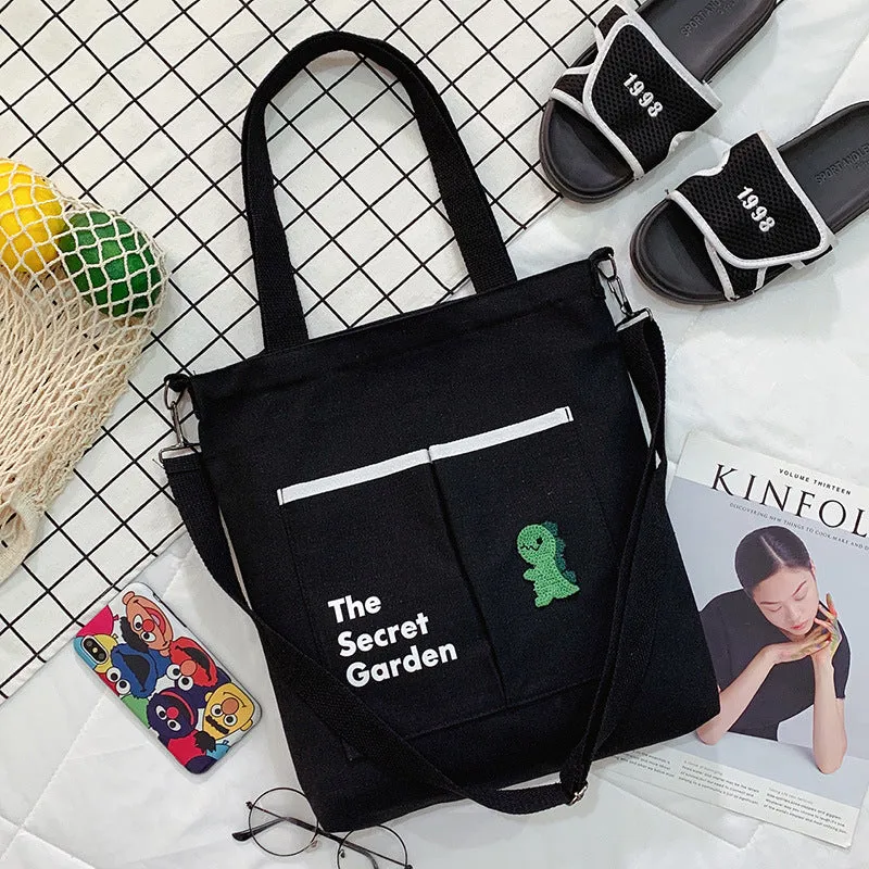 Fashion Canvas Female Style Artistic Class Shoulder Bags