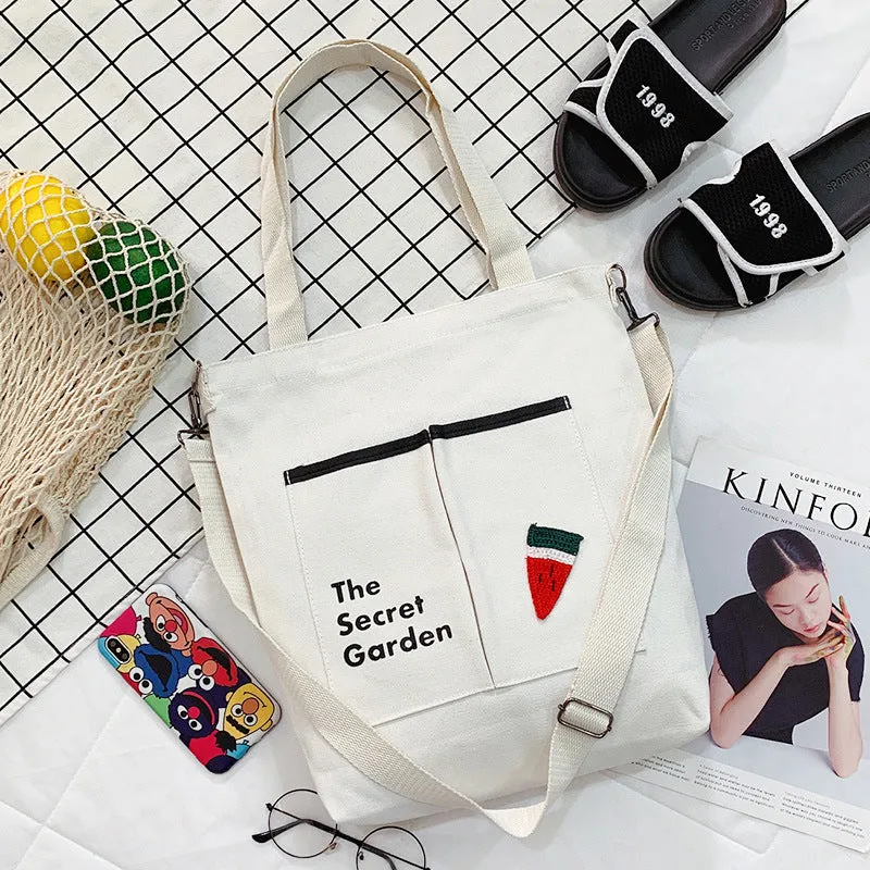 Fashion Canvas Female Style Artistic Class Shoulder Bags
