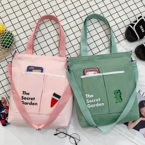Fashion Canvas Female Style Artistic Class Shoulder Bags