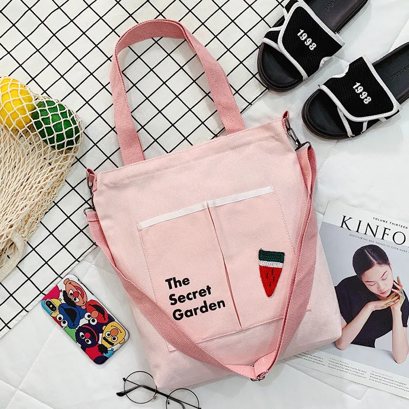 Fashion Canvas Female Style Artistic Class Shoulder Bags