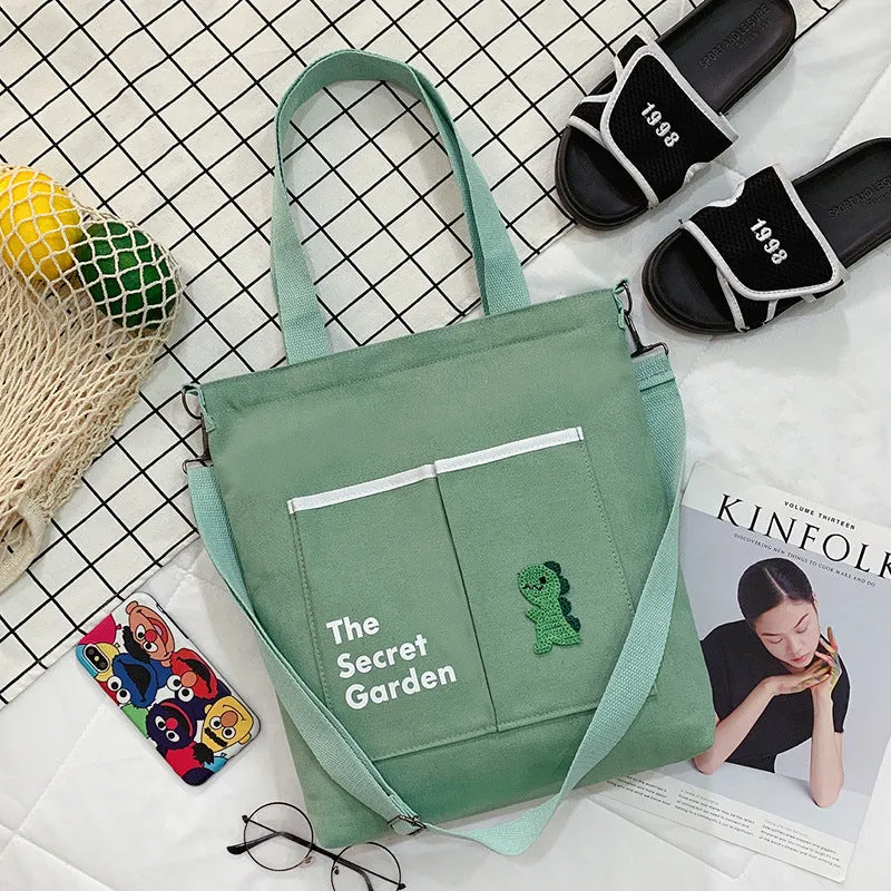 Fashion Canvas Female Style Artistic Class Shoulder Bags