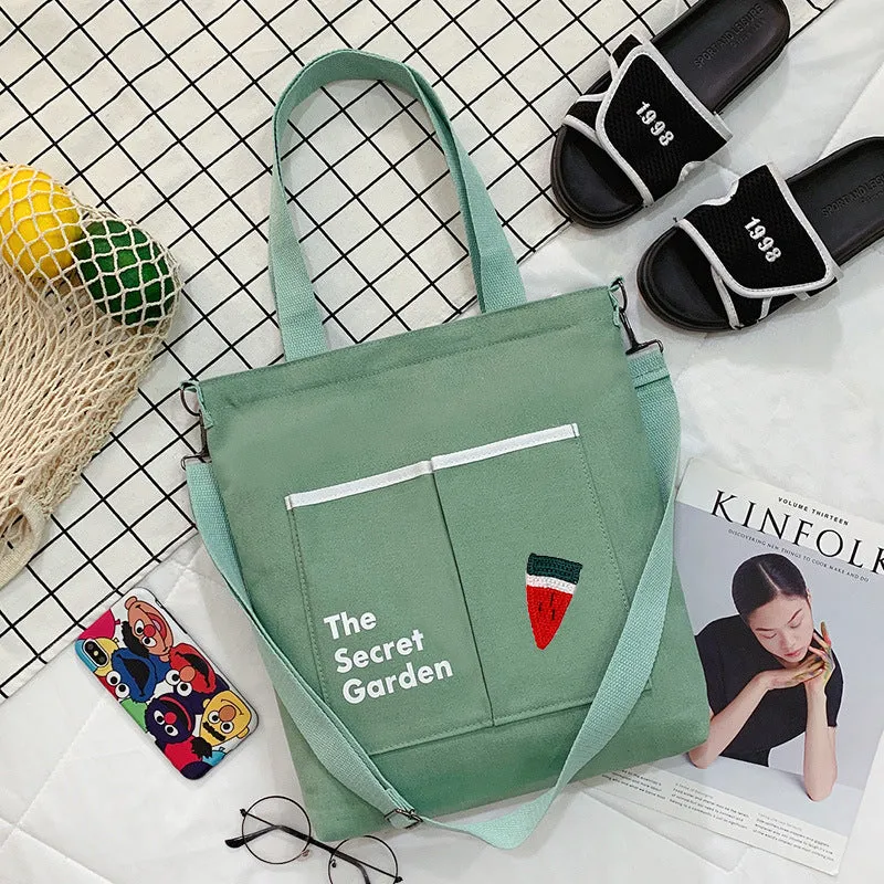 Fashion Canvas Female Style Artistic Class Shoulder Bags