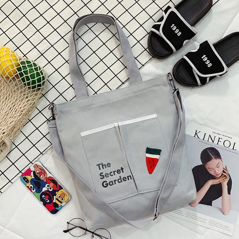 Fashion Canvas Female Style Artistic Class Shoulder Bags