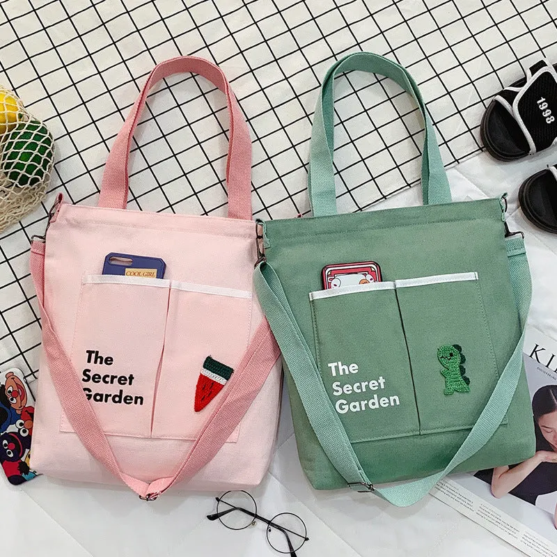 Fashion Canvas Female Style Artistic Class Shoulder Bags