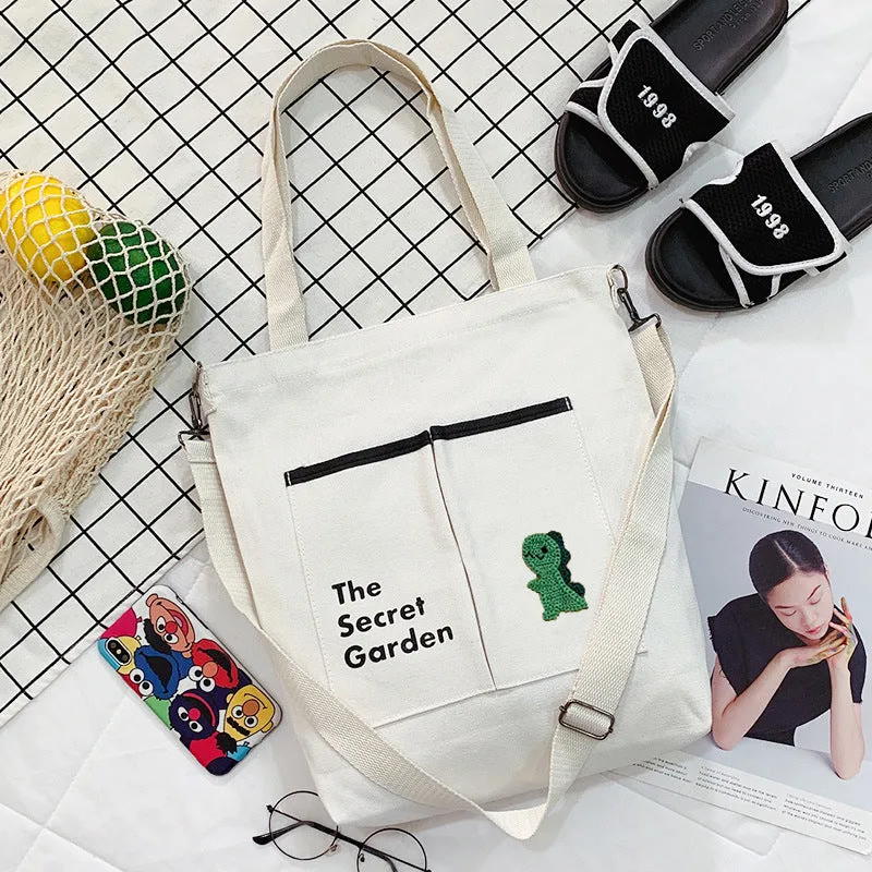 Fashion Canvas Female Style Artistic Class Shoulder Bags