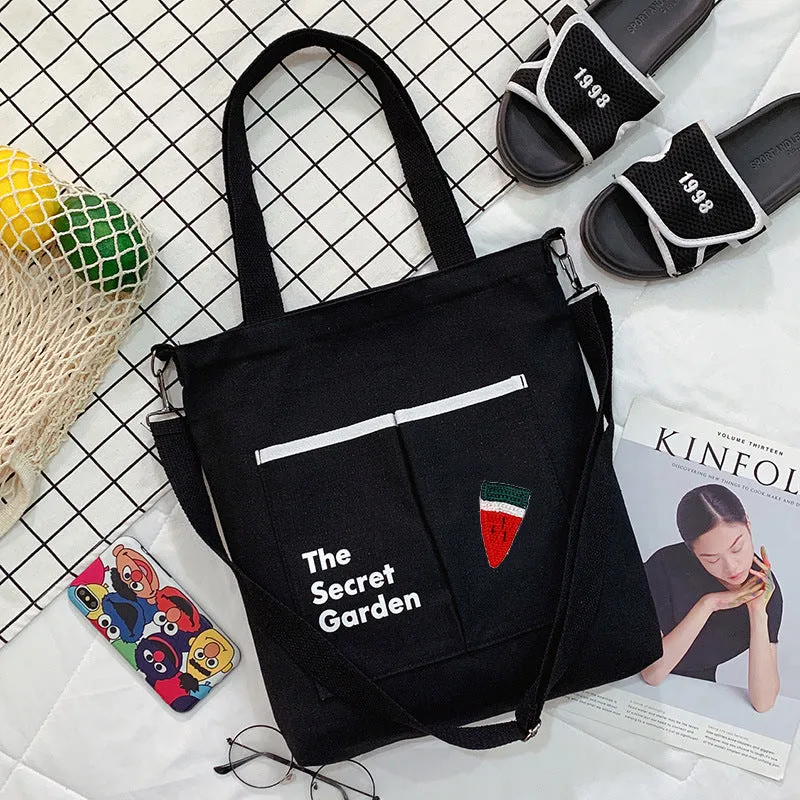 Fashion Canvas Female Style Artistic Class Shoulder Bags