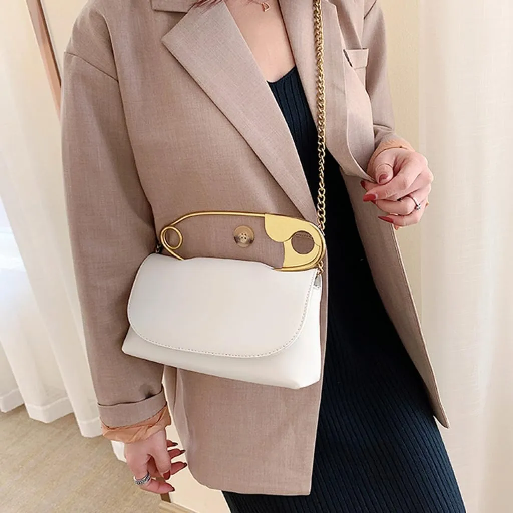 Fashion Shoulder Bag Chain Crossbody Purse for Women Chain Shoulder Bag Handbag Purse for Girl Dating Work