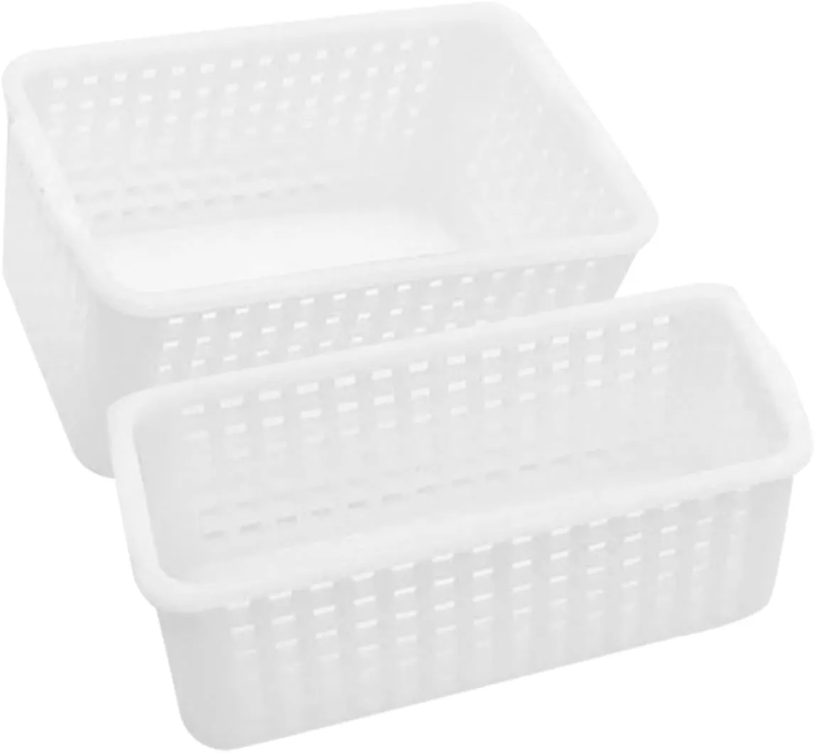 FAVOMOTO 4sets 2pcs Mini Basket for Dollhouse Decor Tiny Storage Baskets with Simple Design for Creative Play Organization Miniature Spaces 2pcs*4