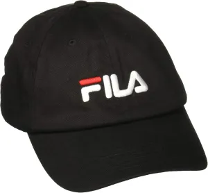 Fila Heritage Cotton Twill Baseball Cap Black OS