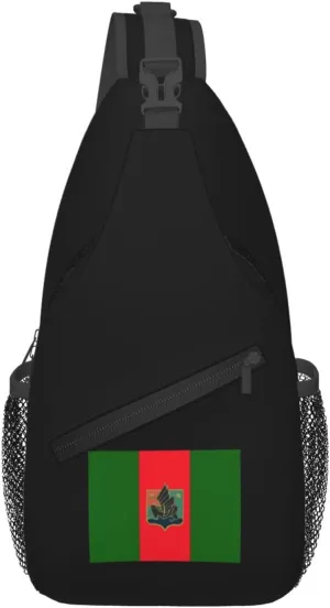 Flag Of The Chinese Nùng People Crossbody Bags For Women Men Chest Backpack Gym Shoulder Bag Travel Outdoor Sports Casual Crossbody Bags