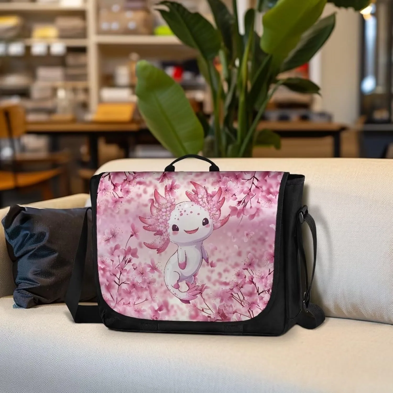 Flap Crossbody Bag with Adjustable Straps, Soft Flapover Cross Body Shoulder Designer Bag Laptop Handbags