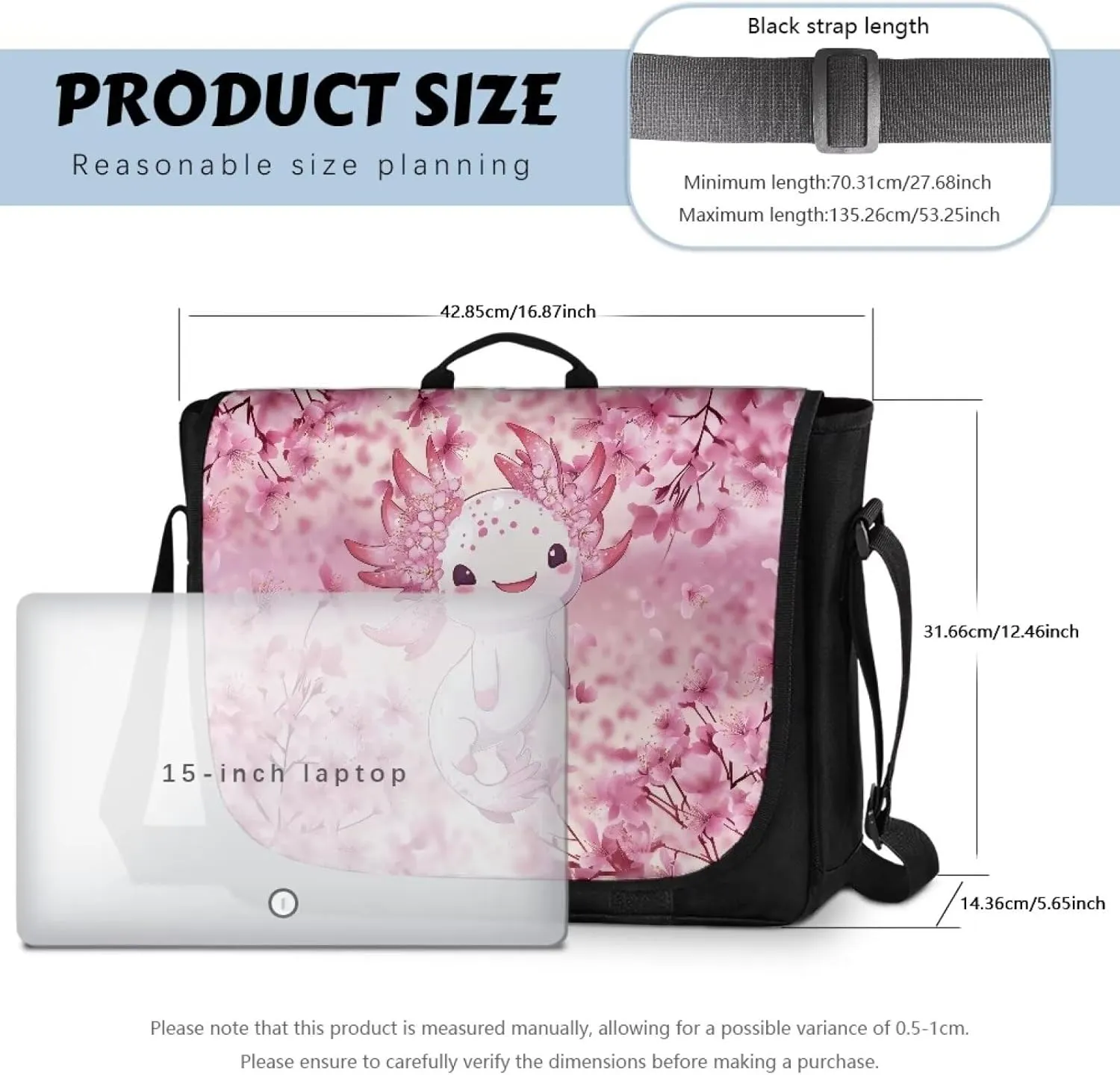 Flap Crossbody Bag with Adjustable Straps, Soft Flapover Cross Body Shoulder Designer Bag Laptop Handbags