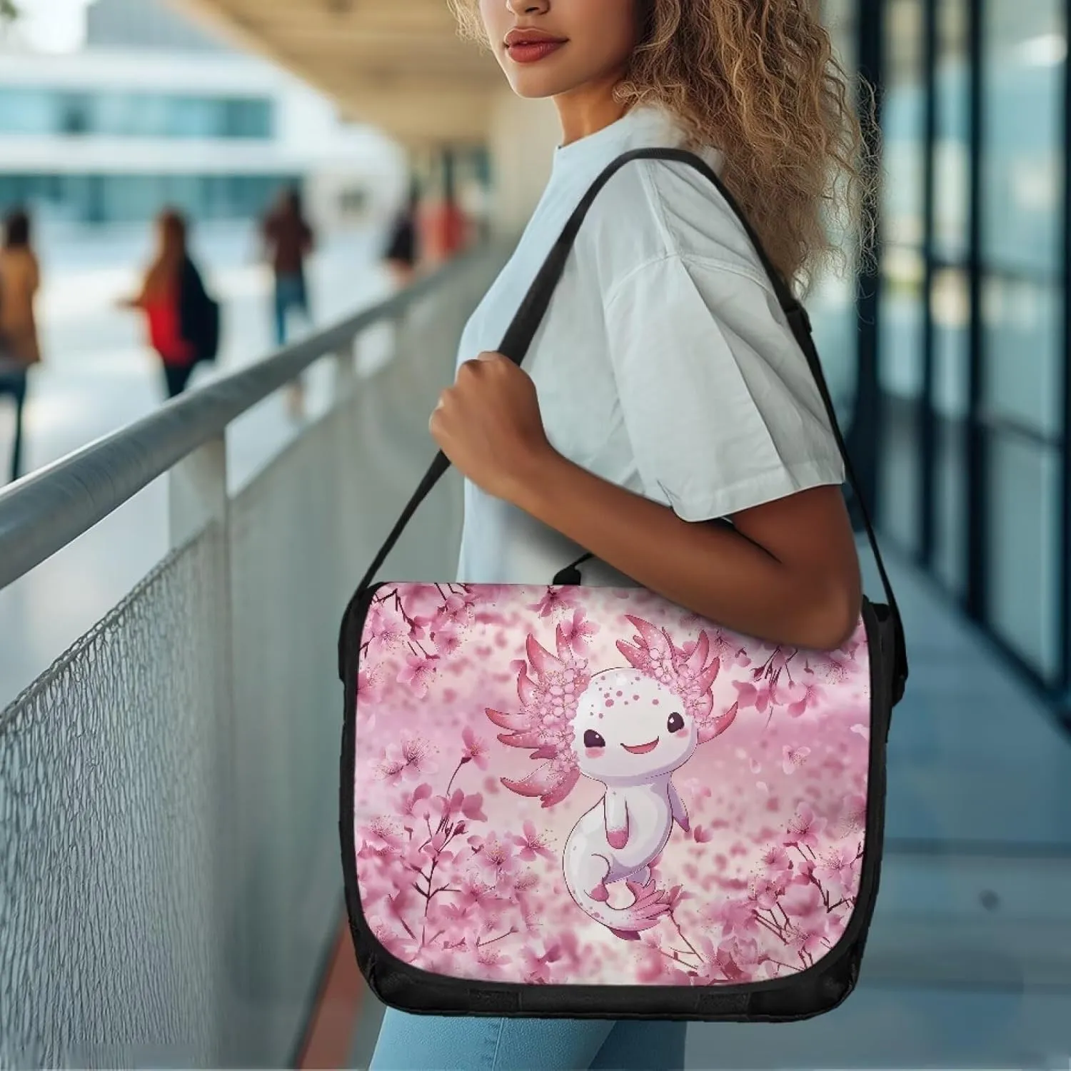 Flap Crossbody Bag with Adjustable Straps, Soft Flapover Cross Body Shoulder Designer Bag Laptop Handbags