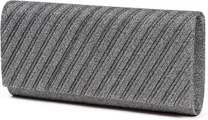Flap Dressy Bag, Karen Bag Pewter