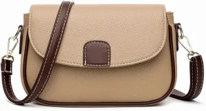 Flap Shoulder Bag For Women Contrast Color Crossbody Bag Daily Shopping Phone Purse Messenger Bags