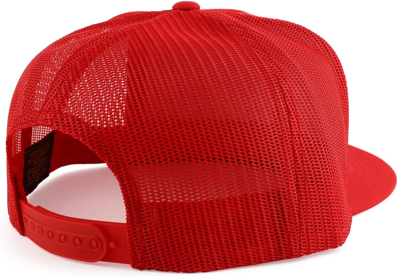 Flexfit Oversize XXL Structured Blank 5 Panel Flatbill Snapback Mesh Cap