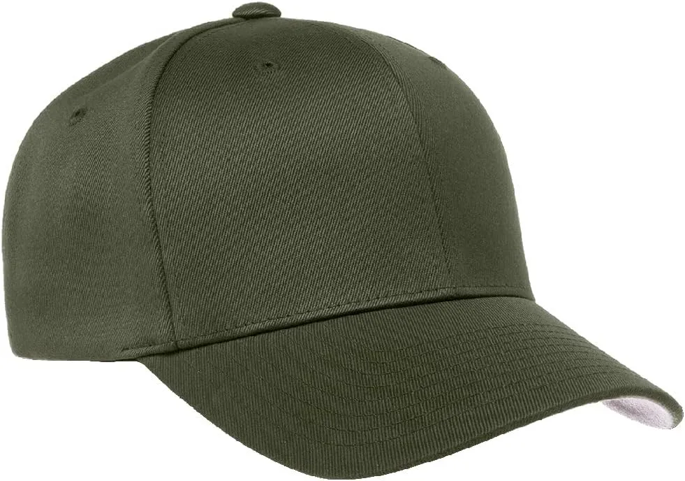 Flexfit Wooly Combed Premium 6-Panel Structured Baseball Cap | Stretch Fitted | Bulk Pack Available